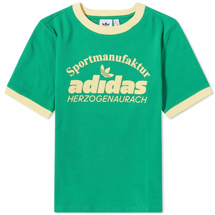 Photo: Adidas Women's Retro Graphics T-shirt in Green