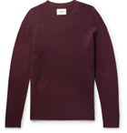 Folk - Patrick Mélange Merino Wool Sweater - Purple
