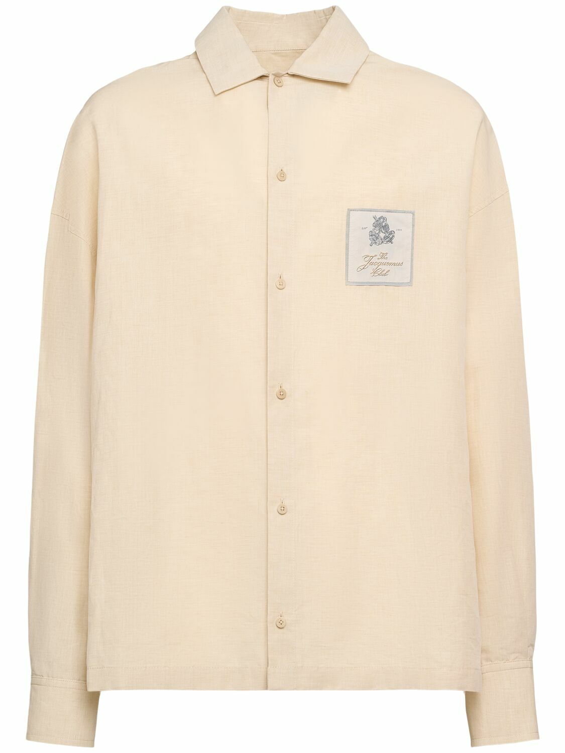 Chemise Jacquemus En Lin – Modèle Lune Beige, Taille L, Neuve Avec étiquettes