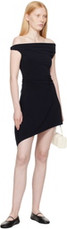 Sandy Liang Navy Riverton Minidress