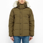 Canada Goose Men's Wyndham Parka Jacket in Military Green