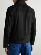 Brioni - Suede Blouson Jacket - Black