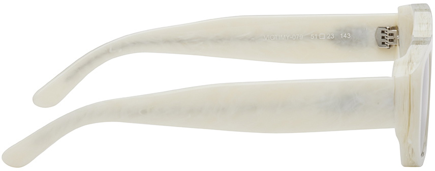 Thierry Lasry White Victimy Sunglasses