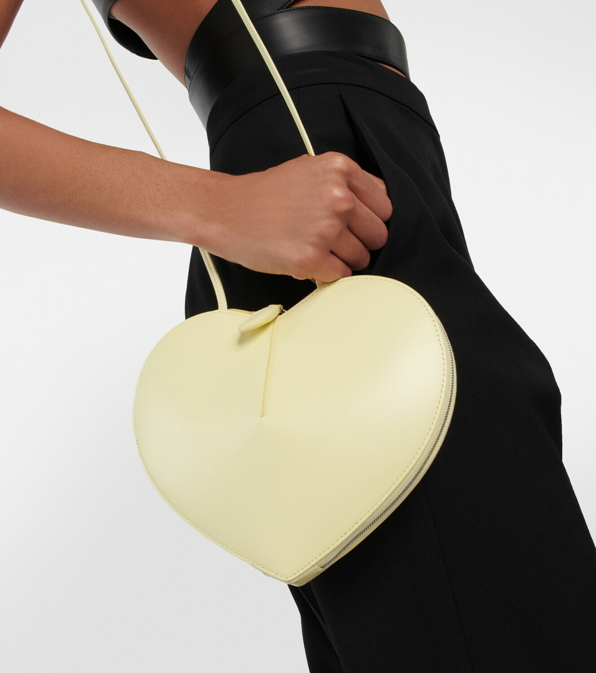 Le Coeur Leather Crossbody Bag