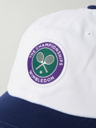 Polo Ralph Lauren - Wimbledon Appliquéd Colour-Block Cotton-Twill Baseball Cap