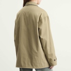 Maison Margiela Women's Parka Jacket in Beige/Blue