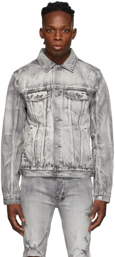 Photo: Ksubi Grey Classic Eratik Jacket