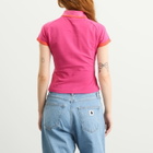 Adidas Women's Polo Shirt in Semi Lucid Fuchsia