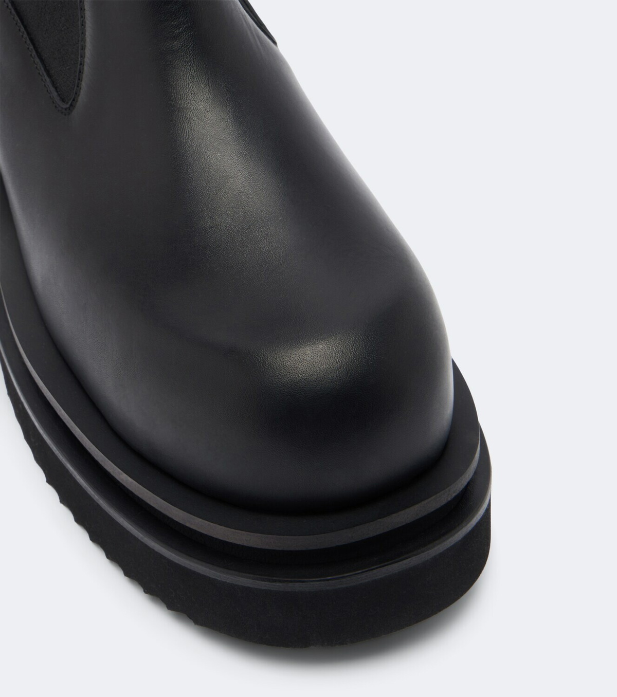 Rick Owens Beatle leather platform Chelsea boots