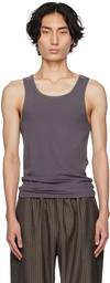 Maryam Nassir Zadeh Gray Hibiscus Tank Top