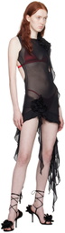 Fancì Club Black 'The White Apple' Minidress