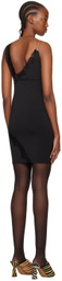 VAILLANT Black Fitted Minidress