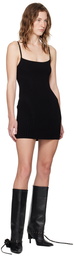 MISBHV Black Seamless Minidress