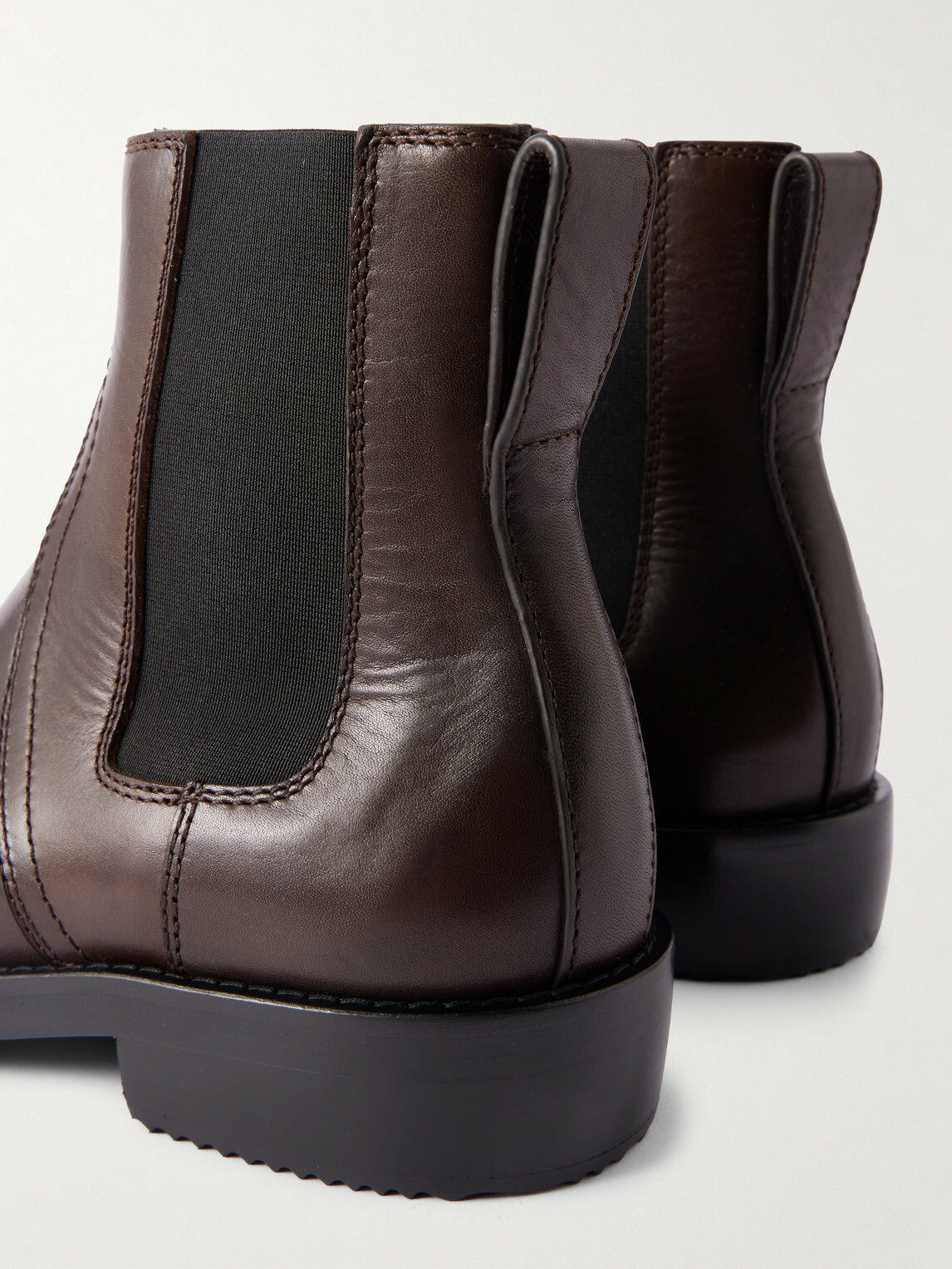 Dries Van Noten - Leather Chelsea Boots - Brown