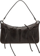 MARGESHERWOOD Brown Ribbon Pochette Large Bag