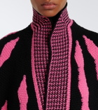 Pucci Fiamme wool cape