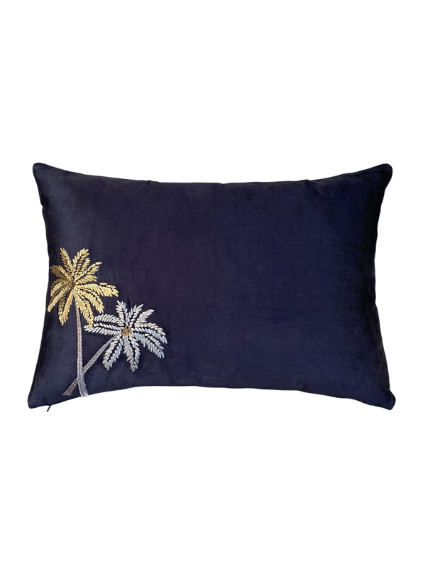 Photo: Les-Ottomans Palms Velvet Cushion