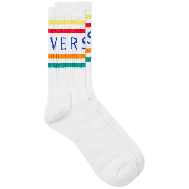Photo: Versace Vintage Logo Sport Sock