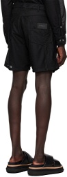 4SDESIGNS Black Carpenter Shorts