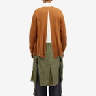 Undercover Women's Multi Layer Cardigan Jacket in Brown