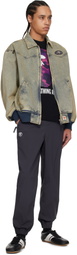AAPE by A Bathing Ape Gray 'AAPE Now' Woven Sweatpants