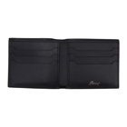 Brioni Navy Leather Wallet