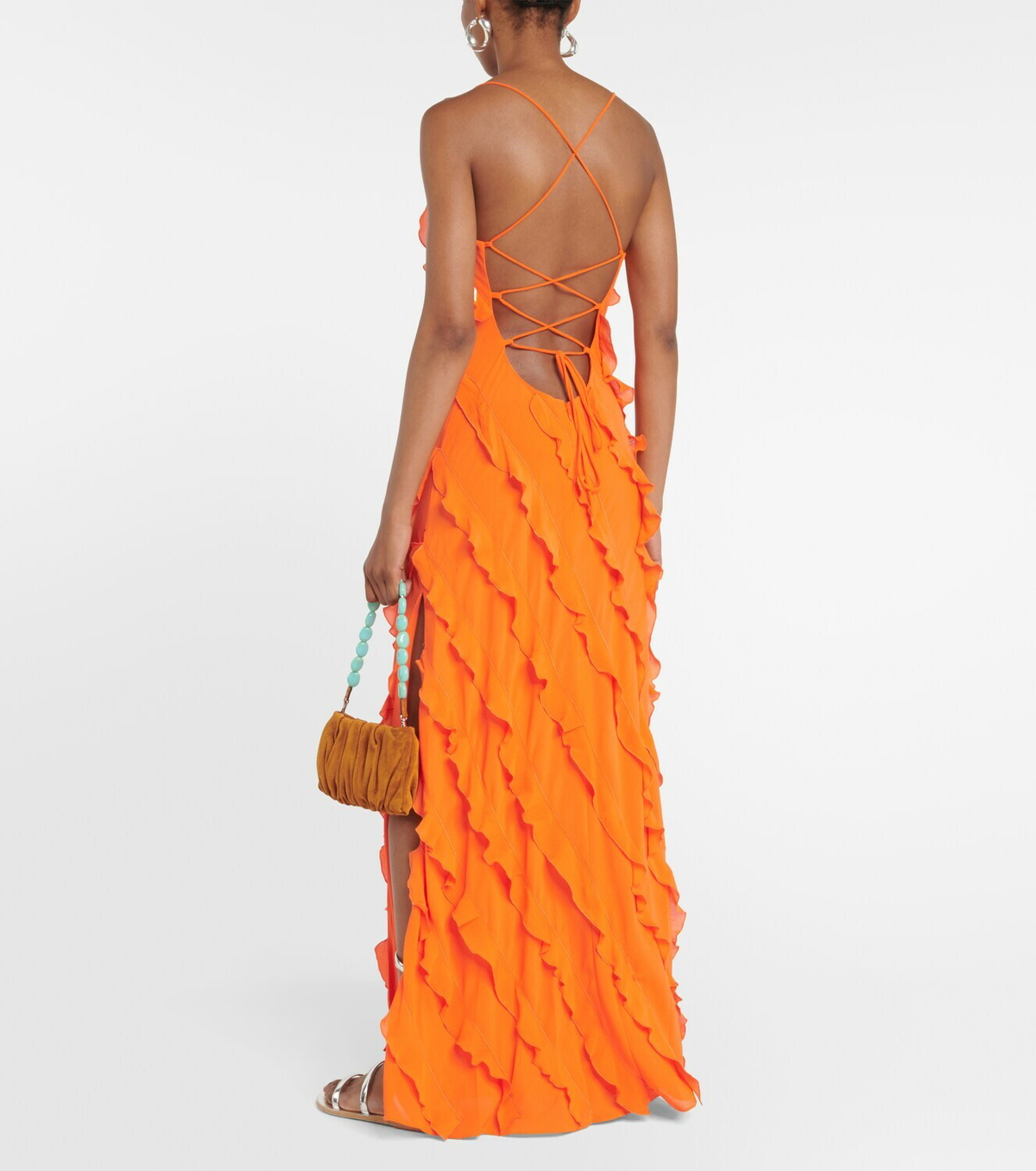 slim fit dress slacks Staud Wells Dress in Sangria