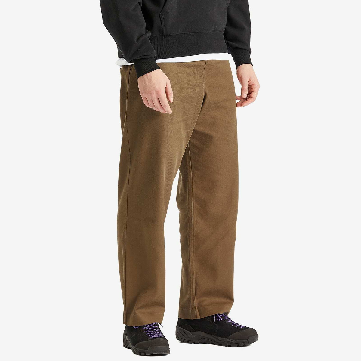 New Amsterdam Surf Association Men's Twill Work Trousers in Brown