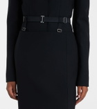 Mugler Cutout pencil skirt