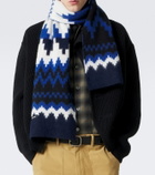 Canada Goose Intarsia wool and alpaca scarf