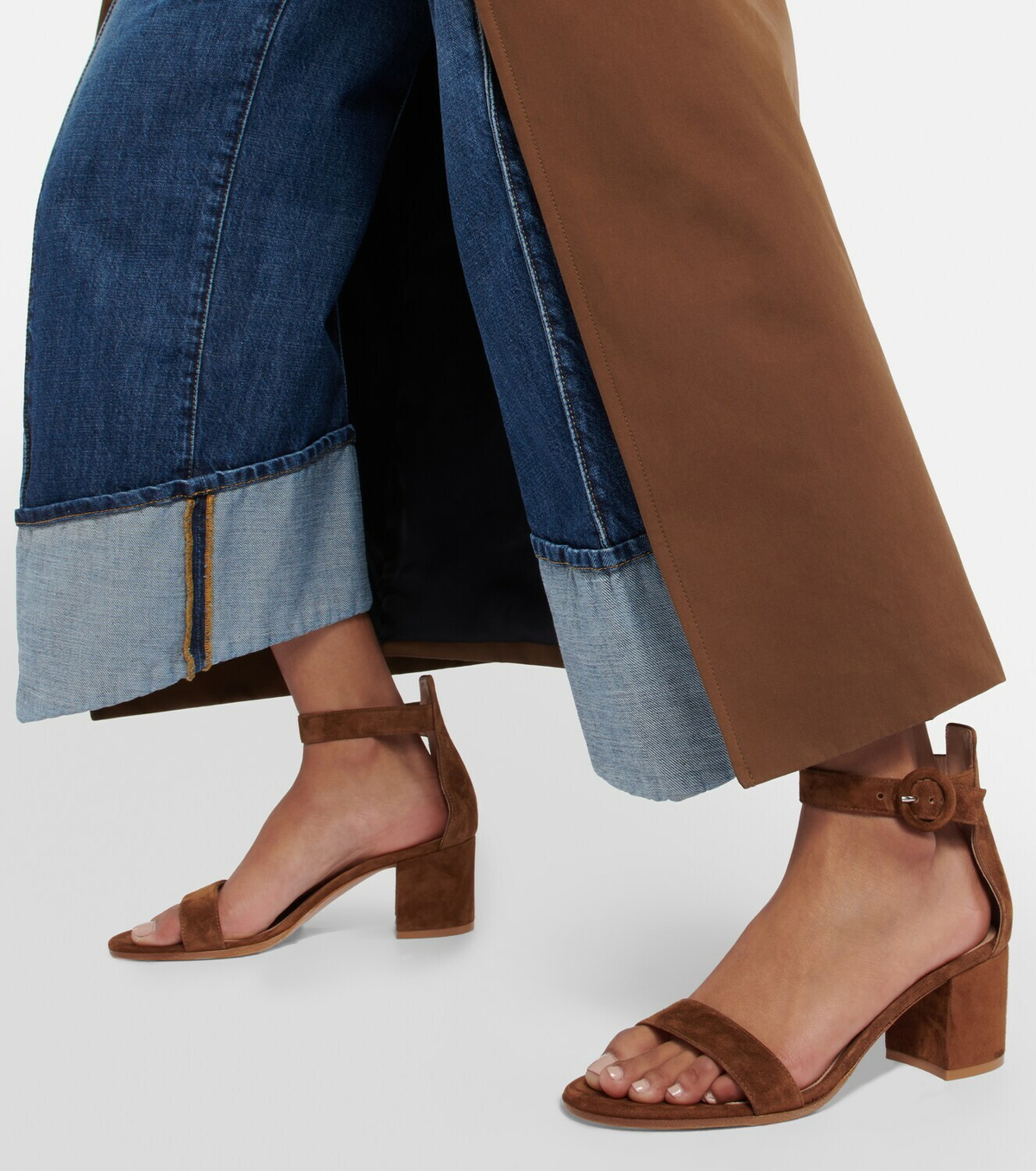 GIANVITO ROSSI Versilia 60 satin sandals | NET-A-PORTER