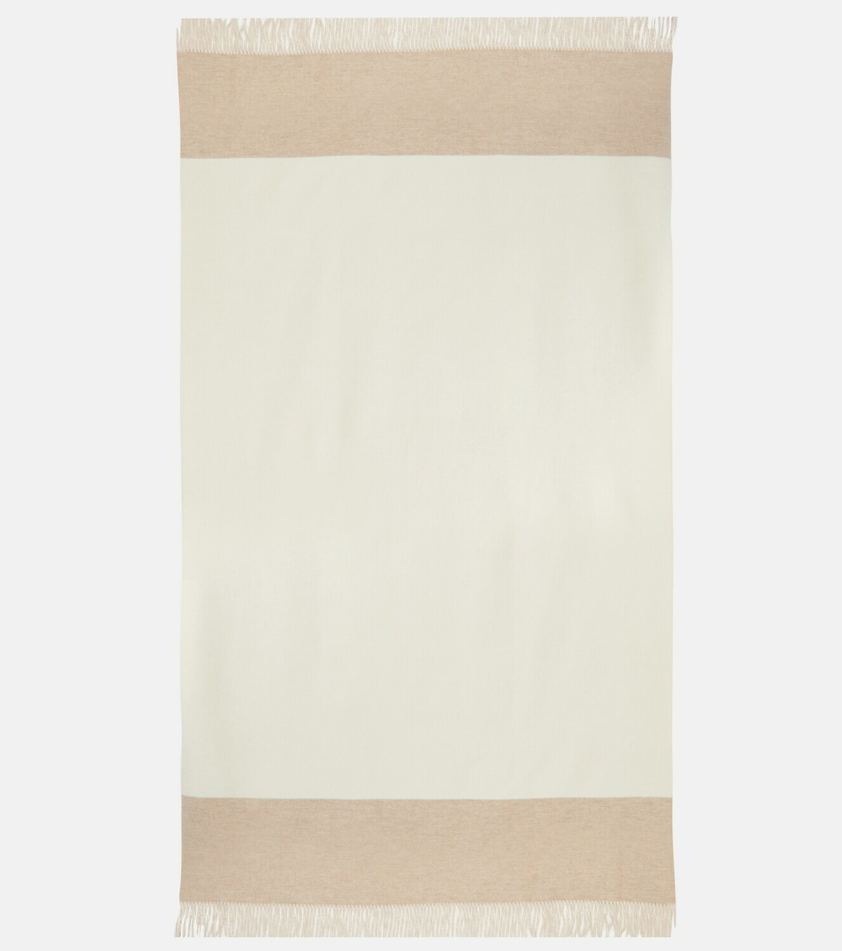 Brunello Cucinelli - Fringed cashmere blanket
