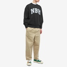 Neighborhood Men's College Crew Sweat in Black