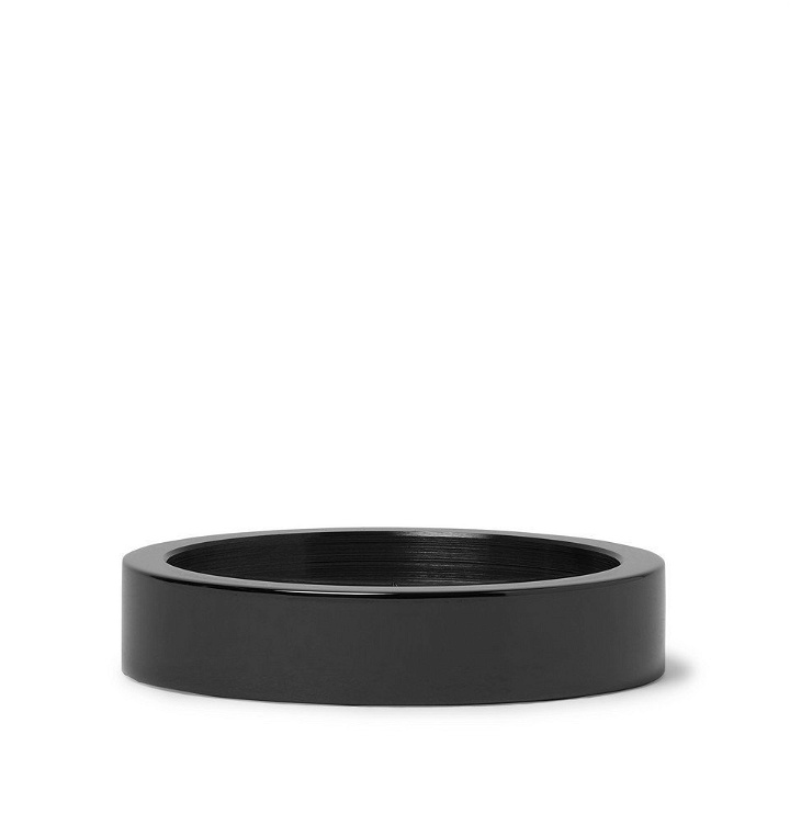 Photo: Le Gramme - Le Ribbon 3G Ceramic Ring - Black