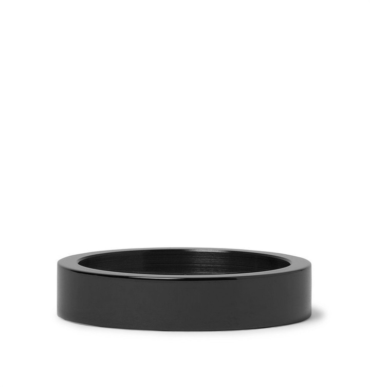 Photo: Le Gramme - Le Ribbon 3G Ceramic Ring - Black