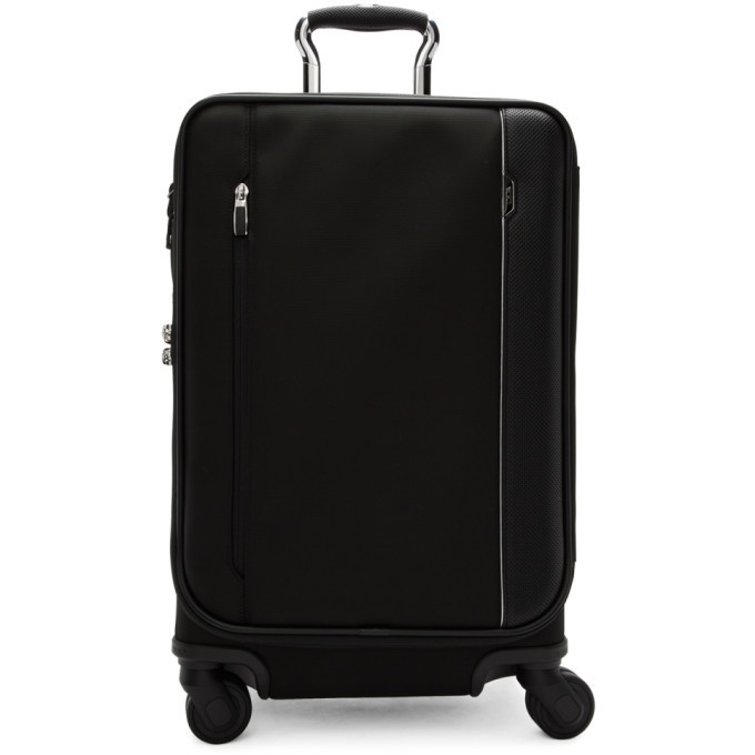 Photo: Tumi Black International Dual Access 4 Wheeled Carry-On Suitcase