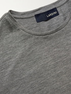 Lardini - Wool and Lyocell-Blend Jersey T-Shirt - Gray