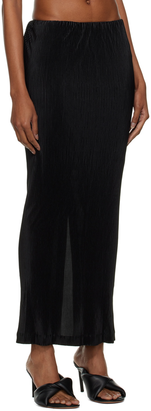 THIRD FORM Black Rolling Hills Maxi Skirt