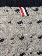 THOM BROWNE All Over Cable Stitch Classic Sweater
