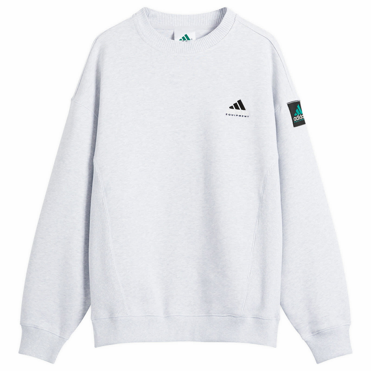 Adidas EQT Crew Sweatshirt in Light Grey Heather