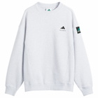 Adidas EQT Crew Sweatshirt in Light Grey Heather
