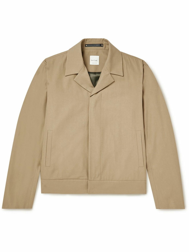 Photo: Paul Smith - Cotton-Blend Twill Blouson Jacket - Neutrals