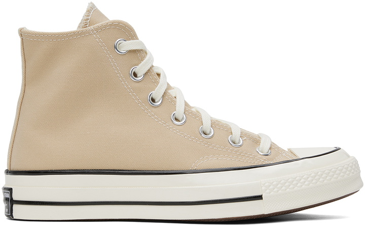 Photo: Converse Beige Chuck 70 Vintage Sneakers