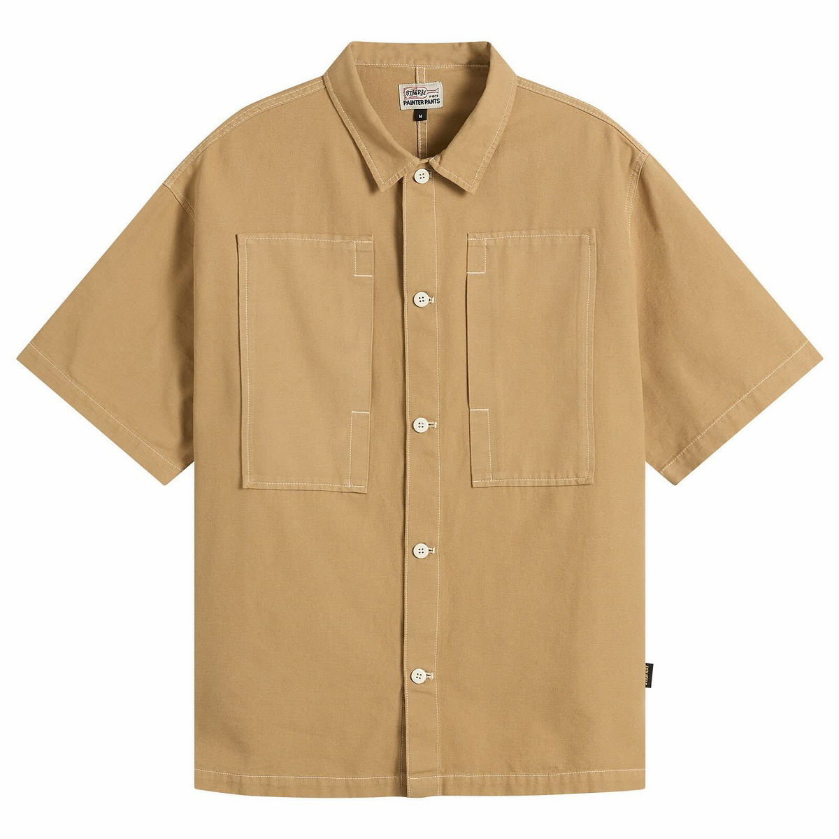 Stan Ray Men's Short Sleeve Painter Shirt in Apple Cinnamon Canvas