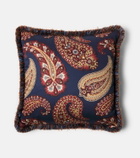 Etro Paisley cotton cushion