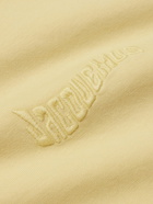 Jacquemus - Camargu Logo-Embroidered Organic Cotton-Jersey T-Shirt - Yellow
