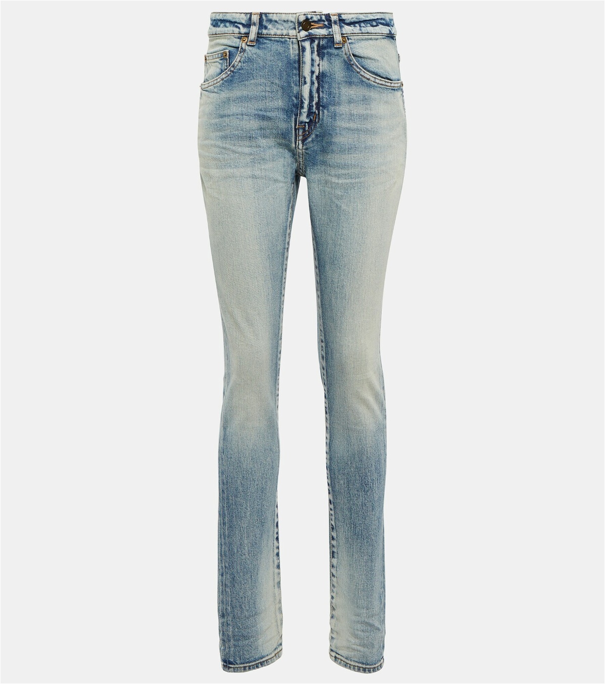 Saint Laurent - High-rise skinny jeans Saint Laurent