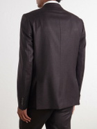 Paul Smith - Wool and Cashmere-Blend Flannel Suit Jacket - Brown