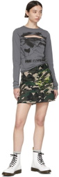Marc Jacobs Heaven Green Polyester Mini Skirt
