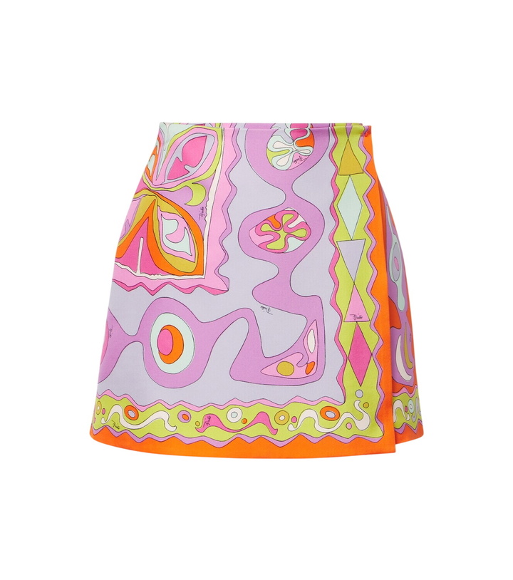 Photo: Pucci Angoli twill wrap skirt